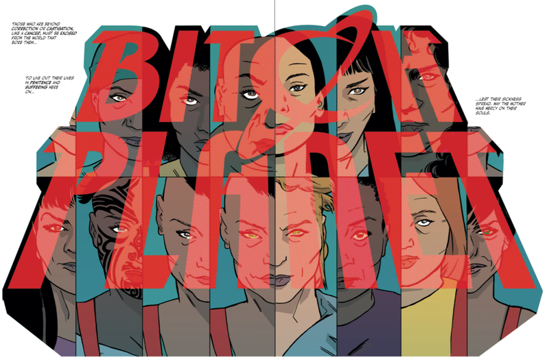 Illustration for article titled Bitch Planet Gives Patriarchy a Feminist Middle Finger